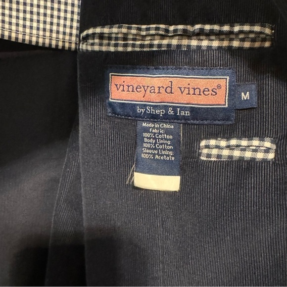 Vineyard vines navy corduroy cotton blazer jacket M - Picture 11 of 13